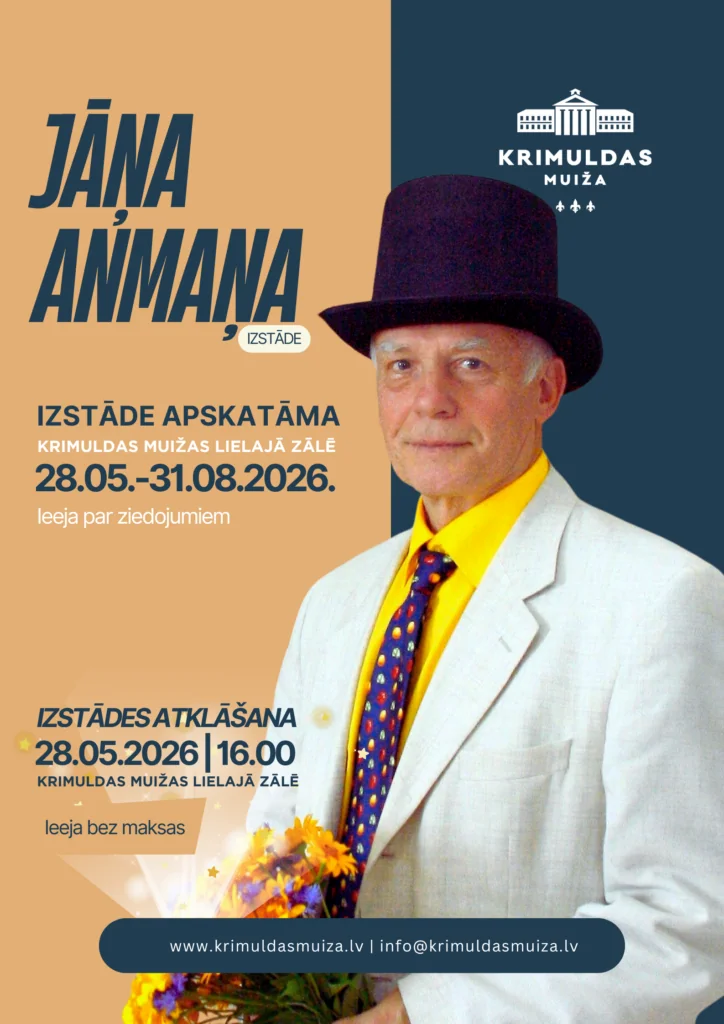 Jāņa Anmaņa izstāde Siguldā — līdz 31. augustam