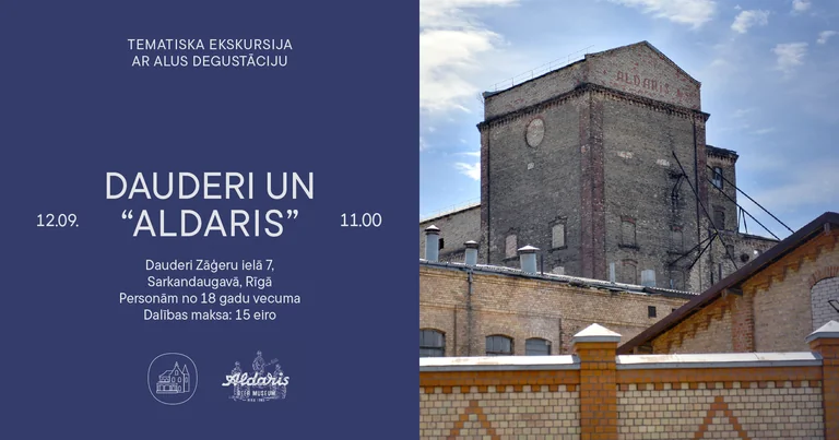 Rīgā 12. septembrī Dauderi vedīs līdz alus degustācijai